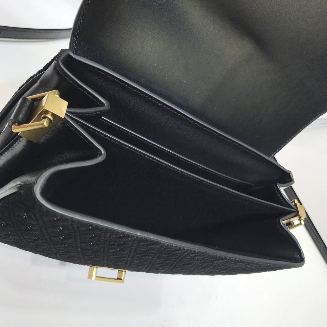 Saint Laurent Le Monogramme Small Satchel In Monogram Canvas And Smooth Black For Women 0425020814