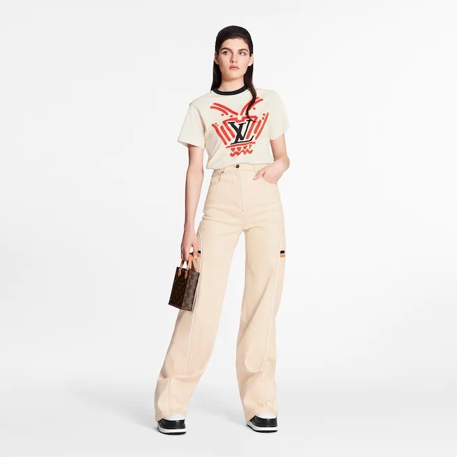 Louis Vuitton LV Women Iconic LV Crafty T-Shirt Soft Cotton Jersey