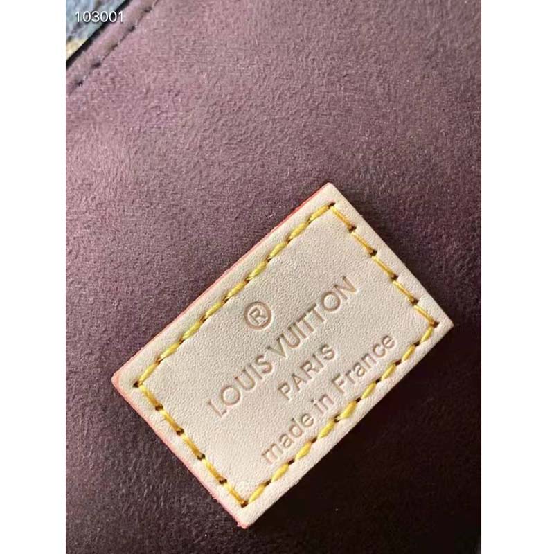 Louis Vuitton Unisex Pochette Métis Bag Monogram Coated Canvas Natural Cowhide