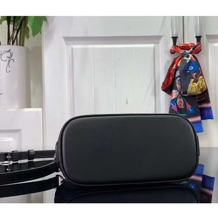 Louis Vuitton LV Women Nano Alma Handbag Black Epi Grained Cowhide Leather