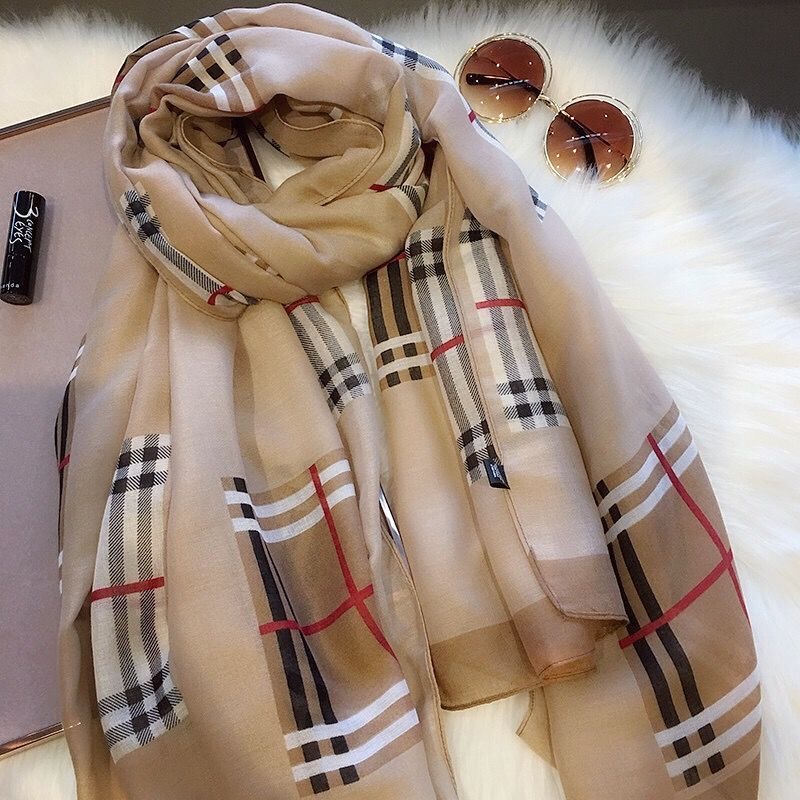 BBR Classic Check Summer Scarf PD042025051901