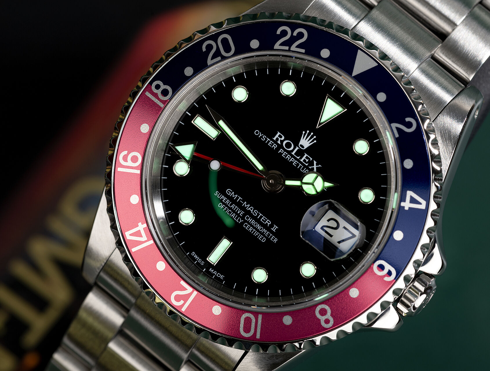 Rolex GMT-II Pepsi Pink Lady 16710