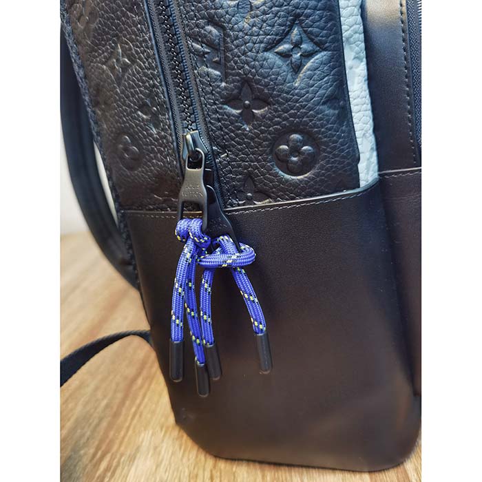 Louis Vuitton LV Unisex Dean Backpack Gray Taurillon Cowhide Leather