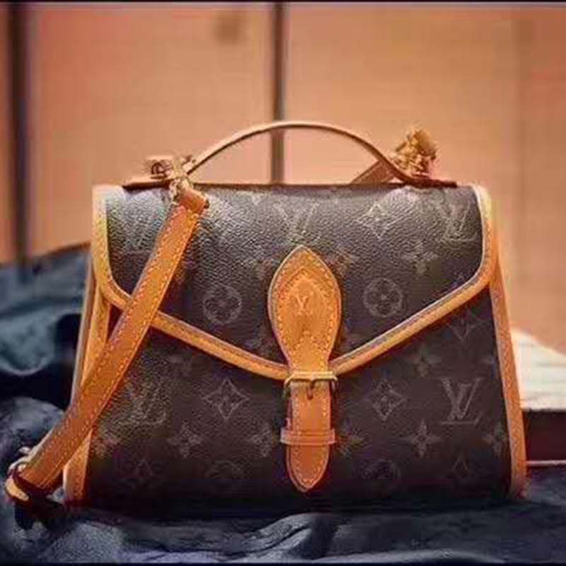 Louis Vuitton LV Women LV Ivy Bag in Monogram Coated Canvas-Brown