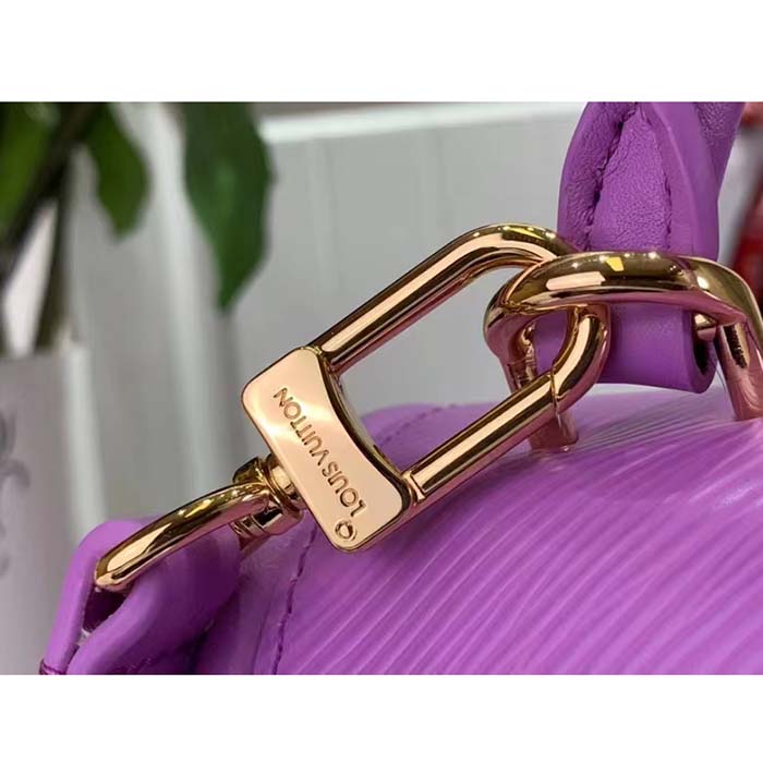 Louis Vuitton LV Women Hide Seek Lilas Provence Lilac Epi Grained Smooth Cowhide Leather