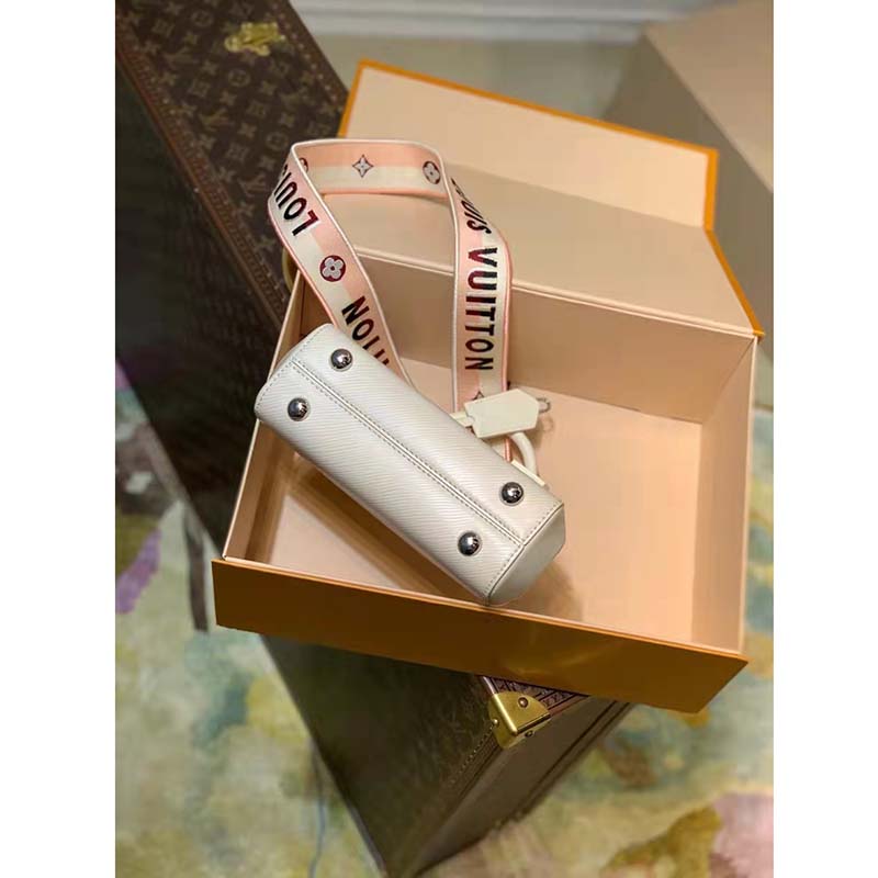 Louis Vuitton LV Women Cluny Mini Handbag Quartz Epi Grained Smooth Cowhide Leather