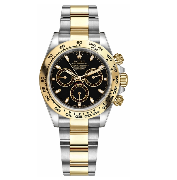 Rolex Daytona Two Tone Black Dial 40mm