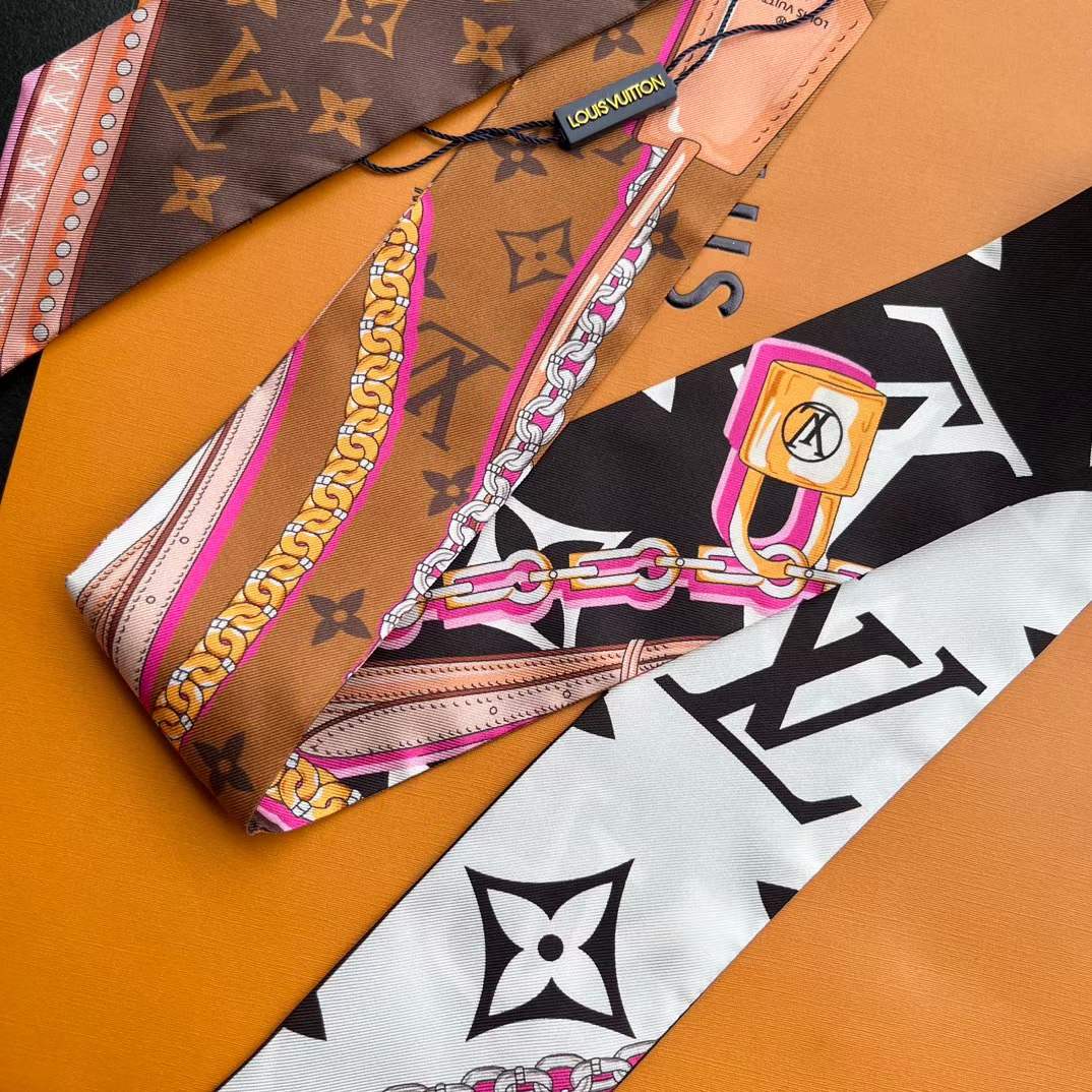 Louis Vuitton Women LV Ultimate Monogram BB Bandeau Black Allover Monogram Silk Inkjet M76676