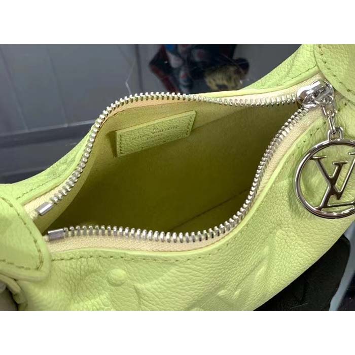 Louis Vuitton LV Women Mini Moon Green Monogram Empreinte Embossed Supple Grained Cowhide Leather