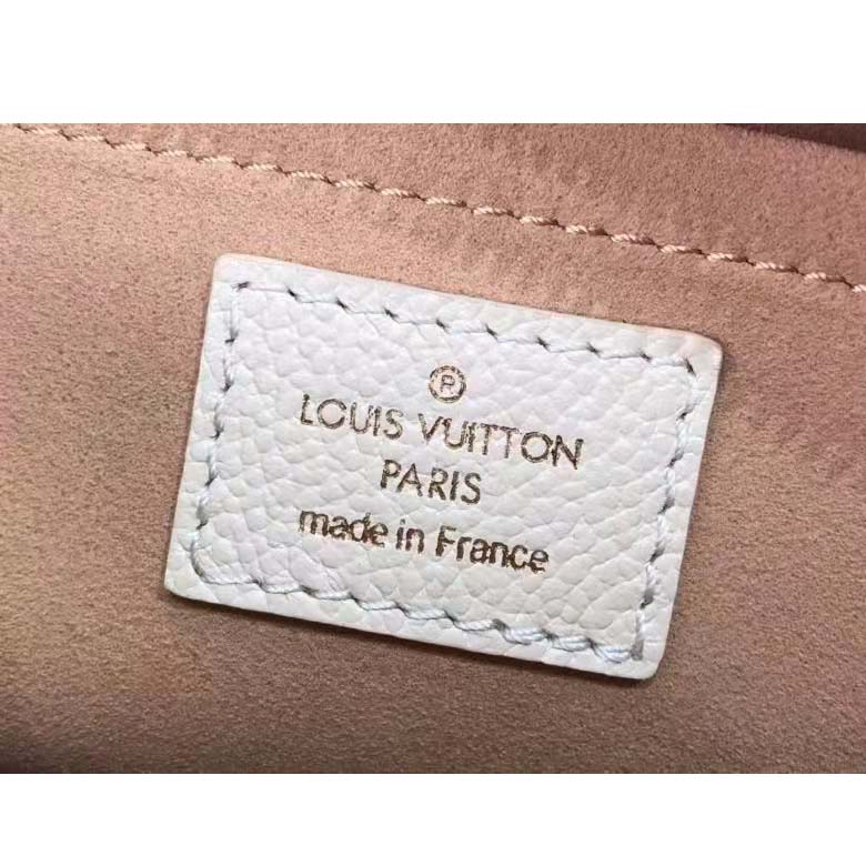 Louis Vuitton Women Papillon BB Bag Crème Beige Embossed Supple Grained Cowhide