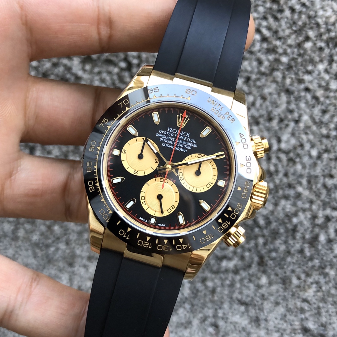 Rolex Daytona Yellow Gold Oysterflex 40mm