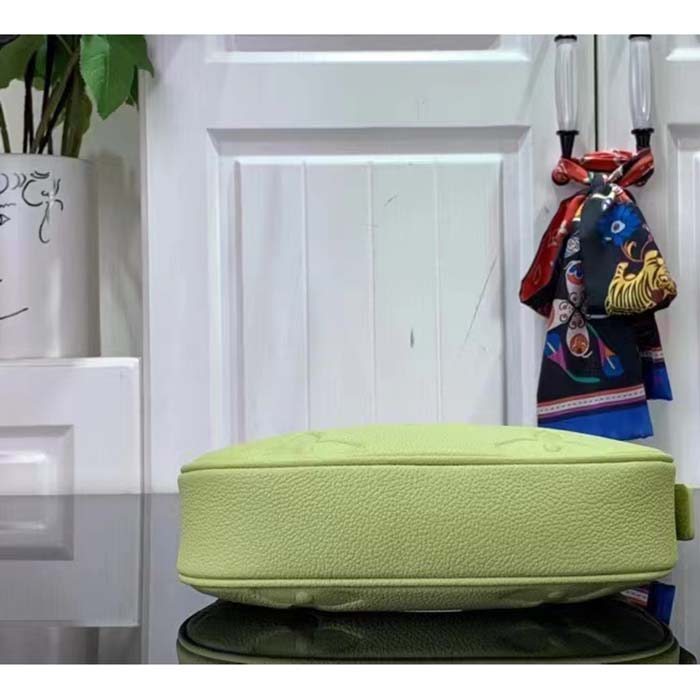 Louis Vuitton LV Women Mini Moon Green Monogram Empreinte Embossed Supple Grained Cowhide Leather