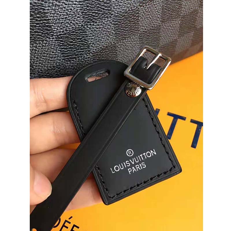 Louis Vuitton LV Men Mick PM Bag in Damier Graphite Canvas-Grey