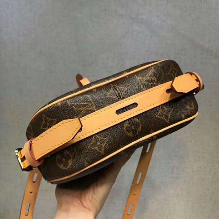 Louis Vuitton LV Women Boite Chapeau Souple MM in Monogram Coated Canvas-Brown