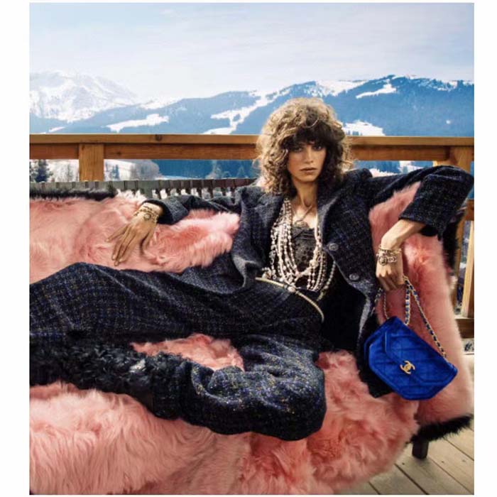 Chanel Women CC Chain Belt Gold Metal Resin Glass Pearls Strass Pearly White Crystal