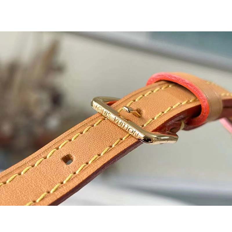 Louis Vuitton LV Women Nano Noé Bucket Bag Monogram Coated Canvas Brown