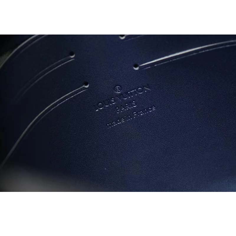 Louis Vuitton LV Unisex Pochette Voyage MM Blue Cowhide Leather