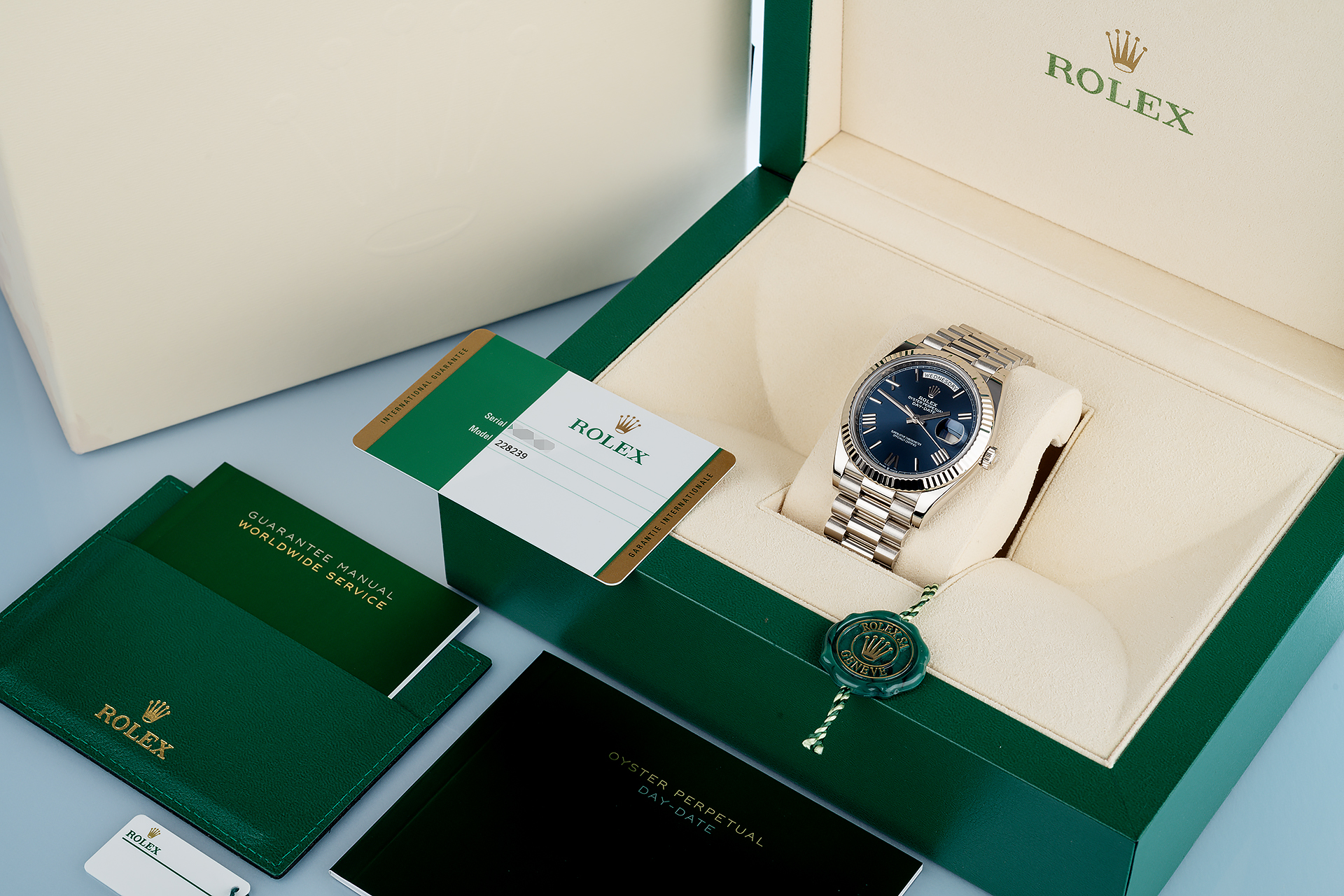 Rolex Day-Date 40 White Gold President