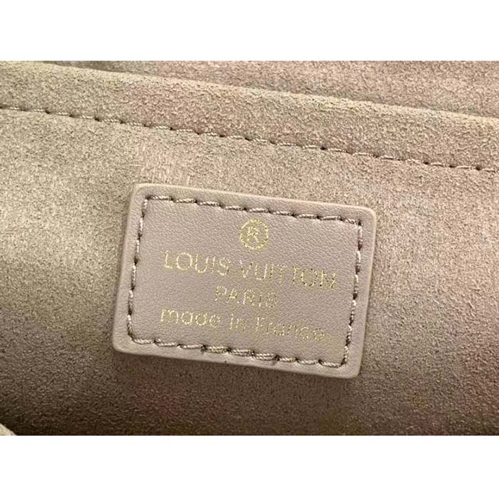 Louis Vuitton LV Women New Wave Chain Bag GM Dark Taupe Quilted Smooth Calf Leather