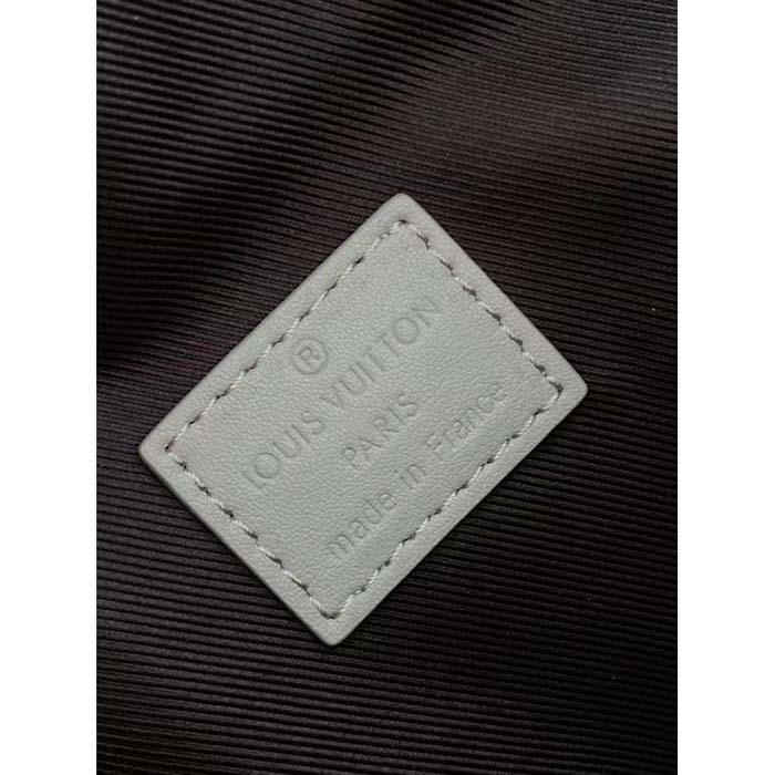 Louis Vuitton LV Unisex Discovery Bumbag Anthracite Gray Monogram Shadow Calf Leather