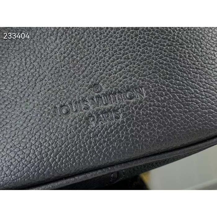 Louis Vuitton LV Women Speedy Bandoulière 25 Handbag Black Monogram Empreinte Grained Cowhide Leather Studs