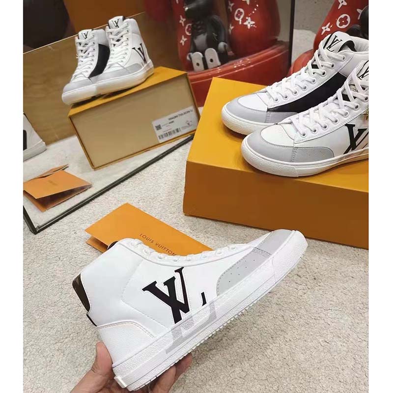 Louis Vuitton Unisex Charlie Sneaker Cacao Brown Mix Recycled Bio-Based Materials