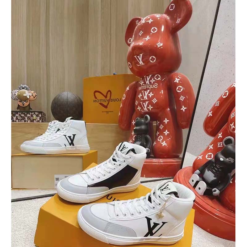 Louis Vuitton Unisex Charlie Sneaker Cacao Brown Mix Recycled Bio-Based Materials