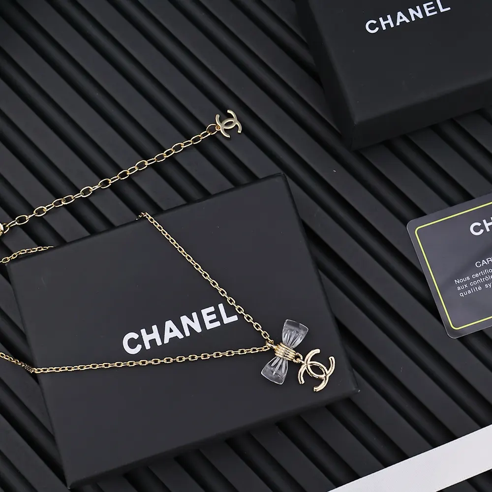 Chanel Women Pendant Necklace Metal Resin ABF546B19997