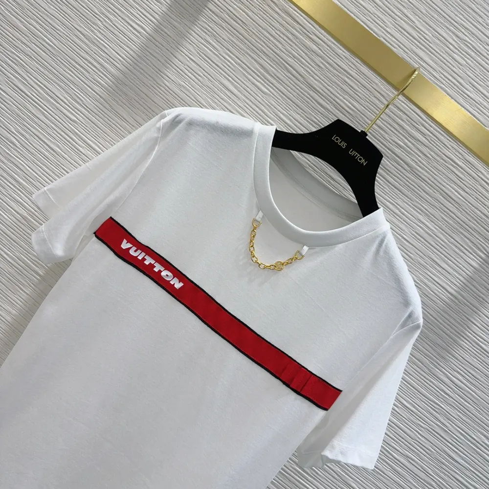 Louis Vuitton Women Vuitton Strap T-shirt 1AFYPW