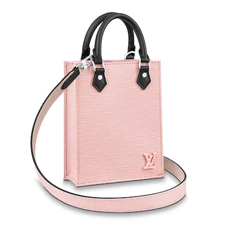 Louis Vuitton LV Women Petit Sac Plat Bag Epi Cowhide Leather