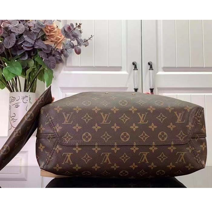 Louis Vuitton LV Unisex Atlantis GM Monogram Reverse Coated Canvas Cowhide Leather