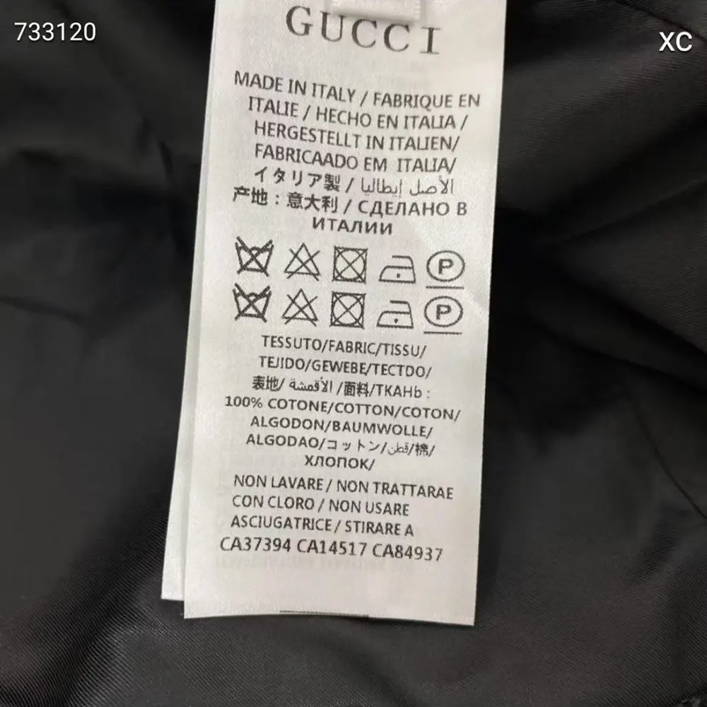 Gucci Men Gucci Embroidered Denim Blazer-Grey