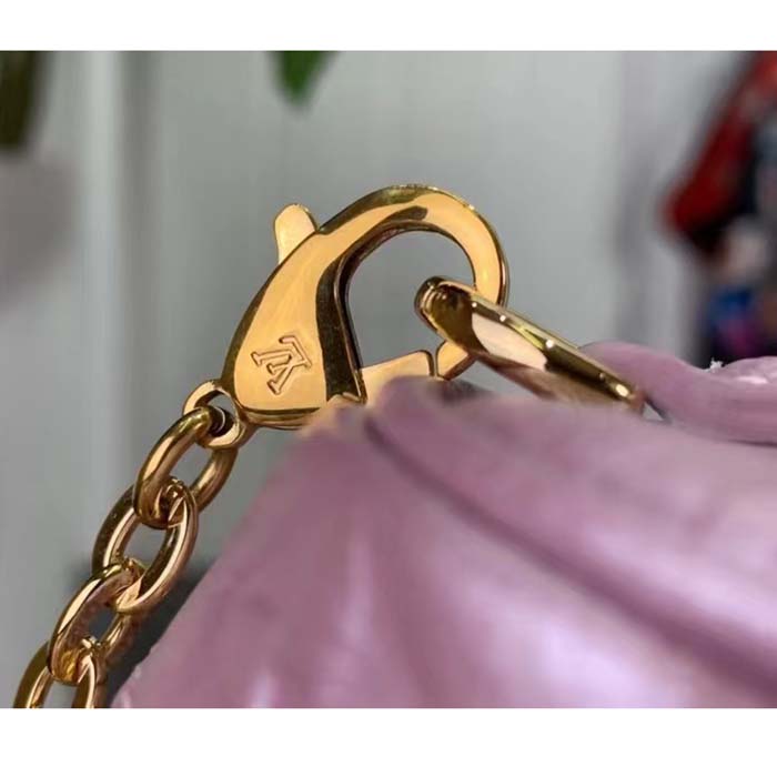 Louis Vuitton LV Women Micro Vanity Pearly Lilac Monogram Empreinte Embossed Supple Grained Cowhide