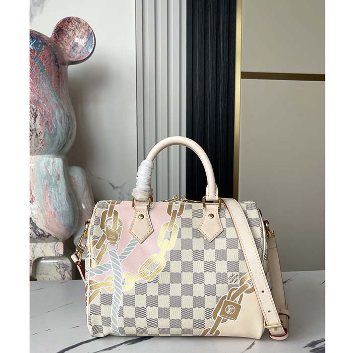 Louis Vuitton Women LV Speedy Bandoulière 25 New Spring Collection Nautical