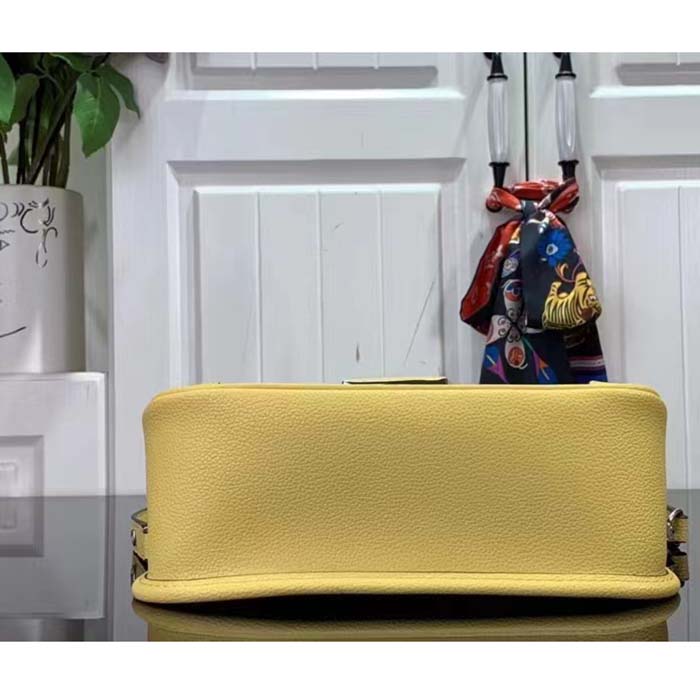Louis Vuitton LV Women Buci Crossbody Yellow Epi Grained Cowhide Leather