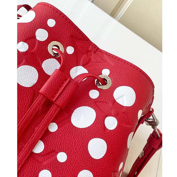 Louis Vuitton Women LVxYK NeoNoé BB Red White Grained Epi Cowhide Leather