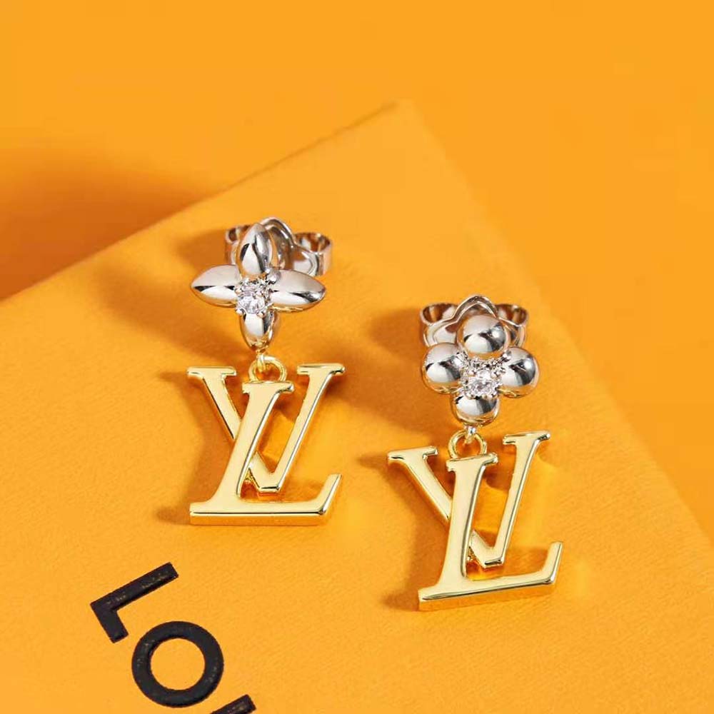 Louis Vuitton Women LV Iconic Flower Earrings