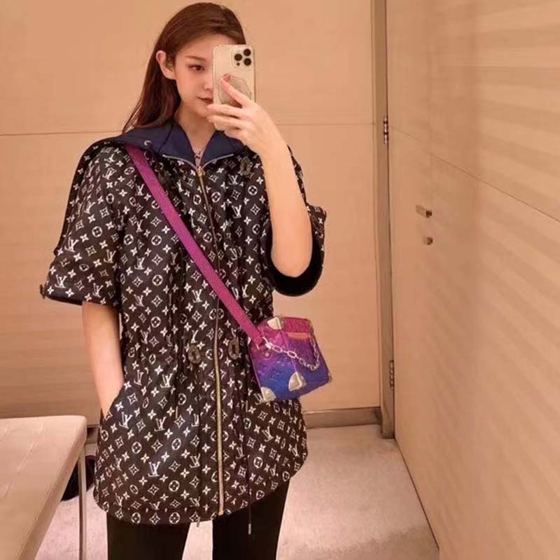 Louis Vuitton LV Unisex Mini Soft Trunk Blue Pink Taurillon Cowhide Leather