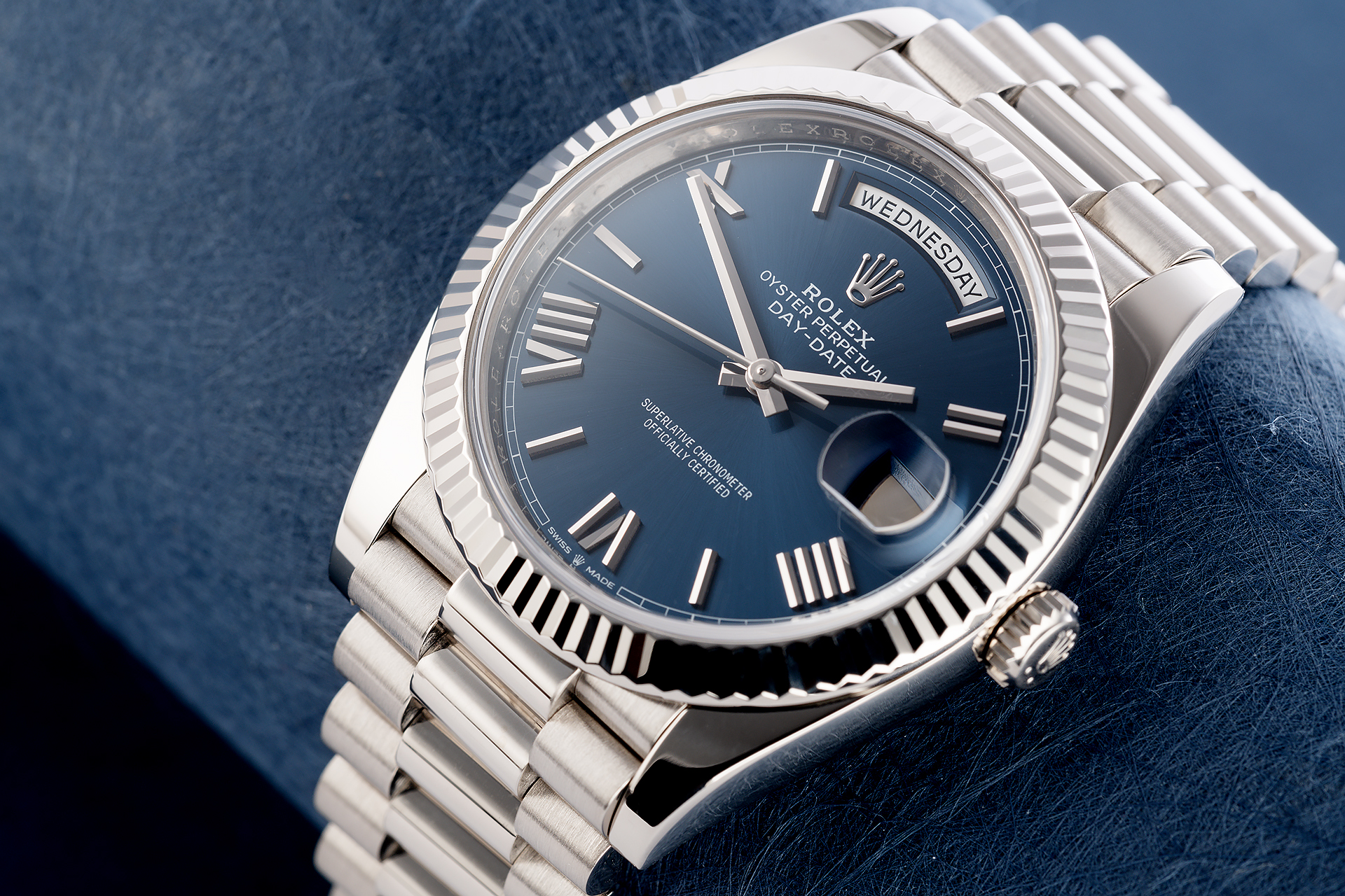 Rolex Day-Date 40 White Gold President