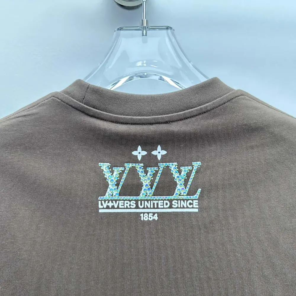 Louis Vuitton Women Washed Embellished Cotton T-Shirt 1AHCL3