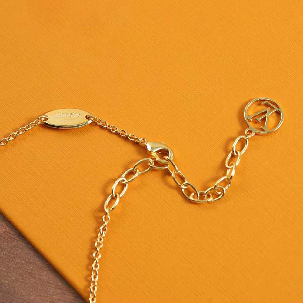 Louis Vuitton Women LV Iconic Enamel Necklace-Pink