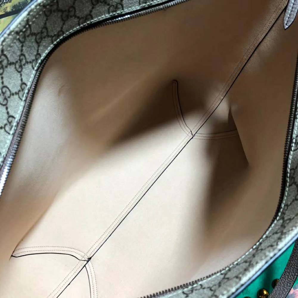 Gucci GG Women Ophidia GG Large Tote-Brown