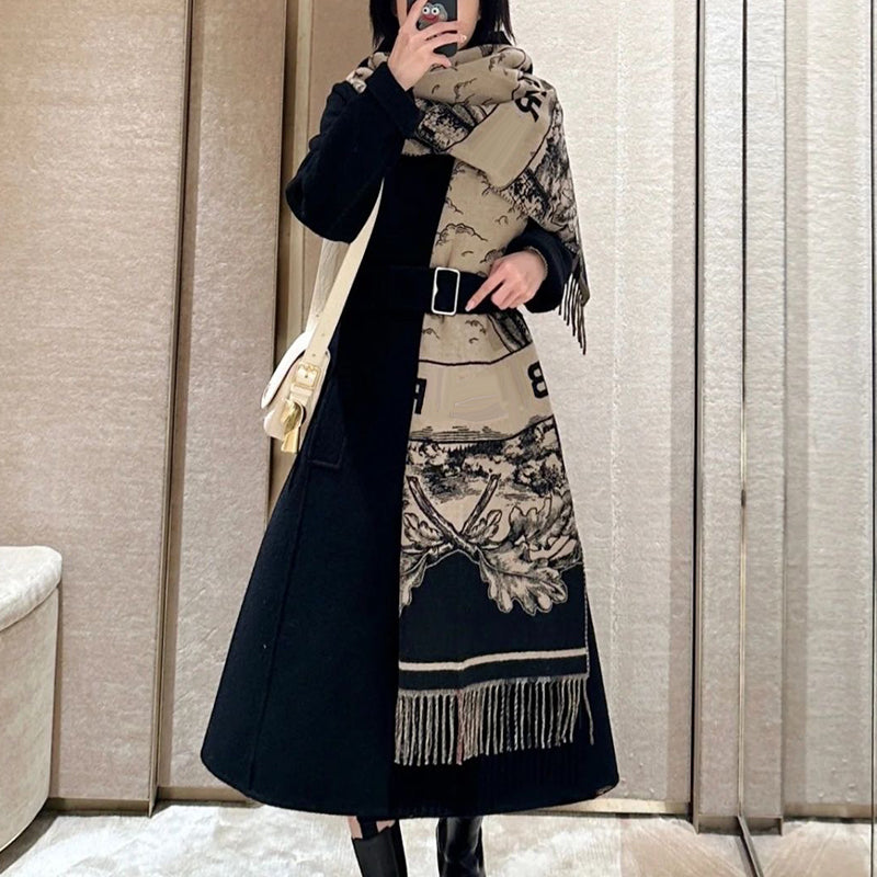 Fashion and versatile reversible warm scarf PD1023111722