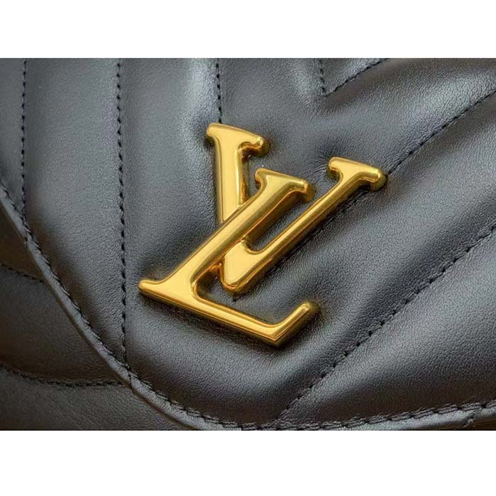 Louis Vuitton LV Women Hold Me Top-Handle Bag Black Smooth Cowhide Leather