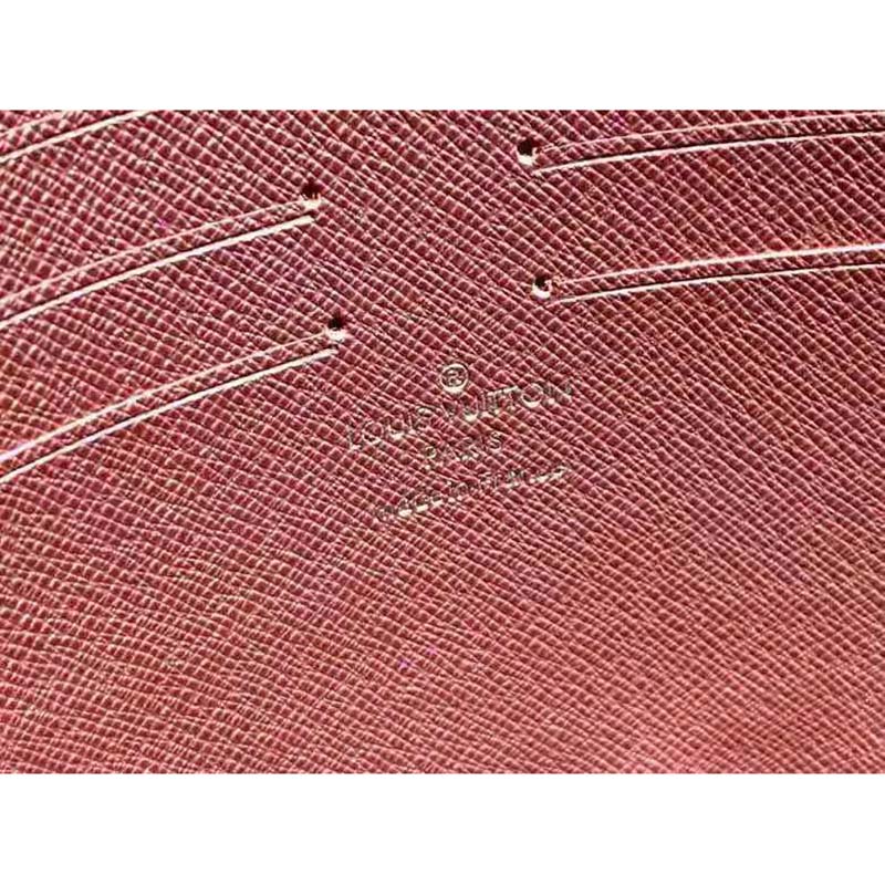 Louis Vuitton LV Unisex Pochette Voyage Burgundy Black and Navy Blue Taiga Leather