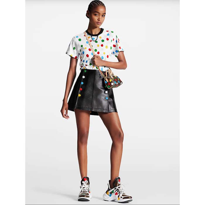 Louis Vuitton Unisex LV x YK Archlight Sneaker Cacao Brown Patent Monogram Canvas Calf Leather