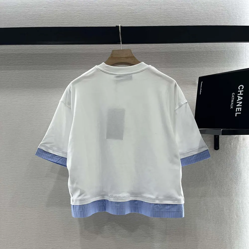 Gucci Women Soft Jersey T-shirt with Embroidery ‎833049XJHGV