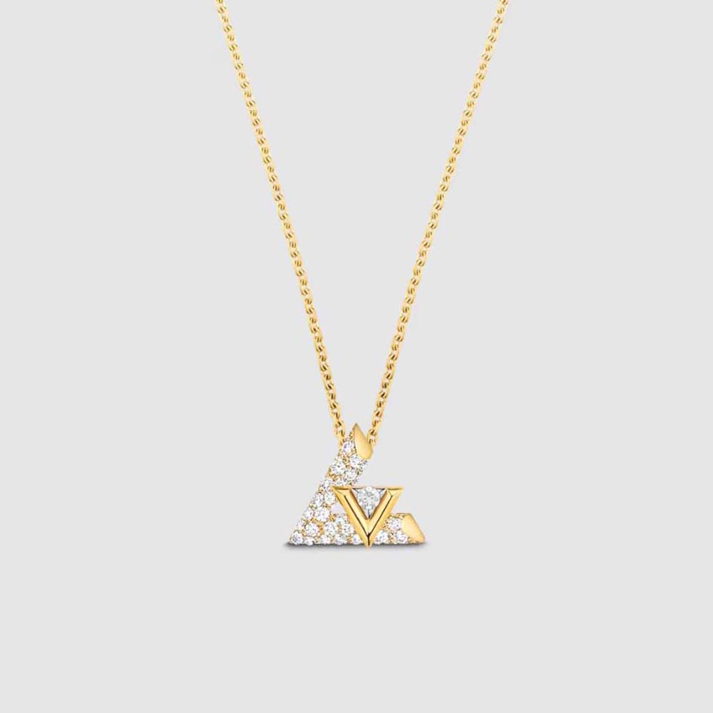Louis Vuitton Women LV Volt One Pendant in Yellow Gold