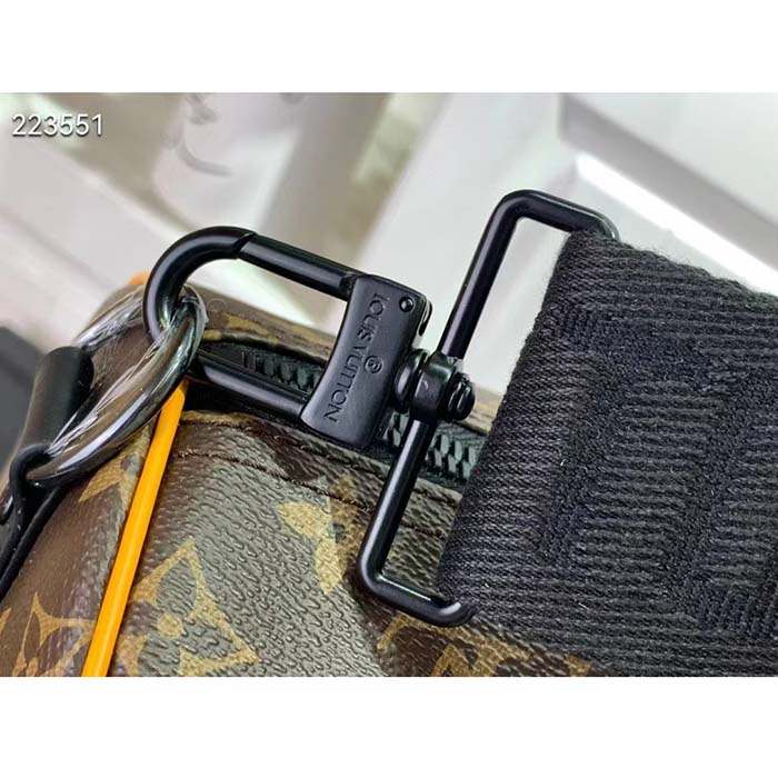 Louis Vuitton LV Unisex Keepall Bandoulière 45 Radiant Sun Monogram Macassar Coated Canvas