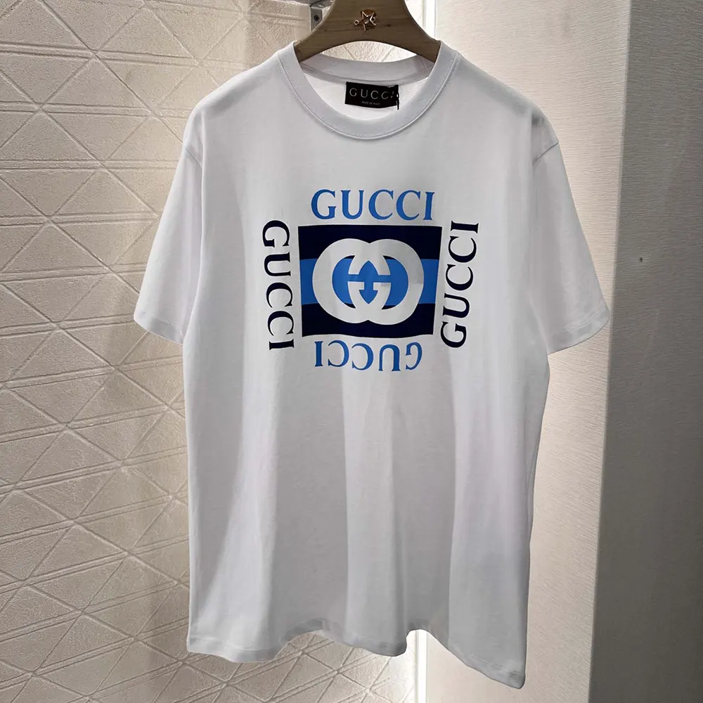 Gucci Women Printed Cotton Jersey T-shirt ‎796395XJHDB